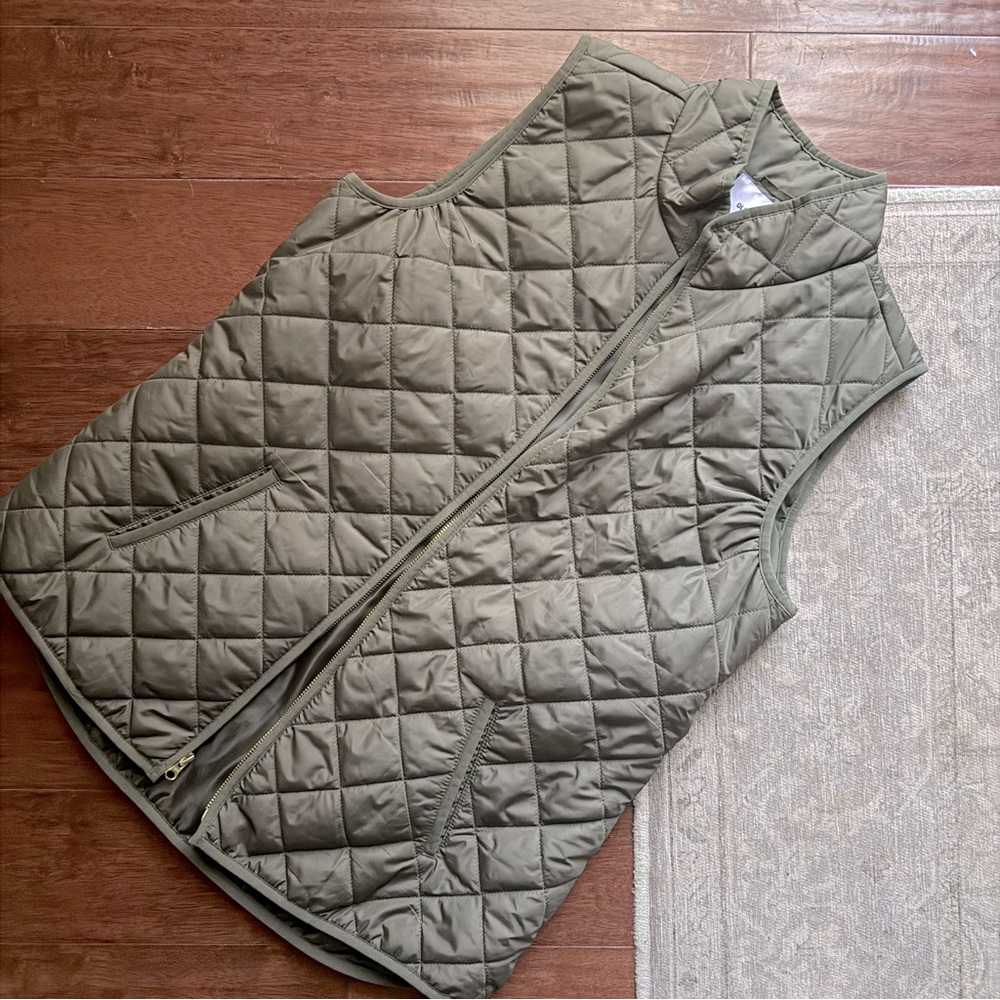 Old Navy Tall L Olive Vest